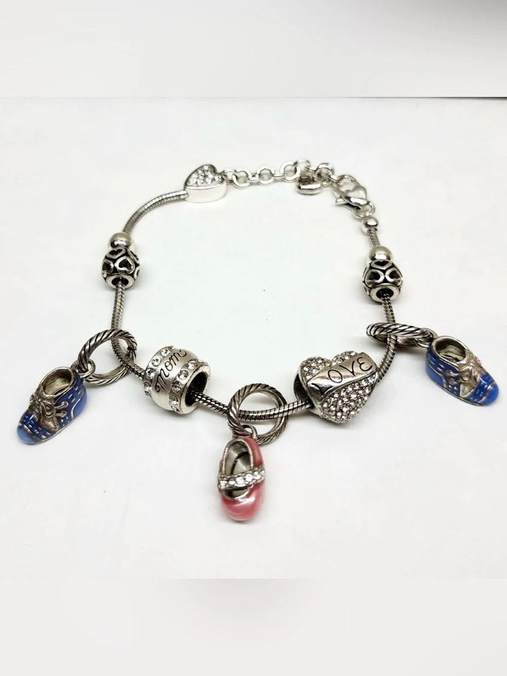 Two 🆕 Brighton Mini Stopper beads Hammered silver Fit MINI holders ONLY Retired